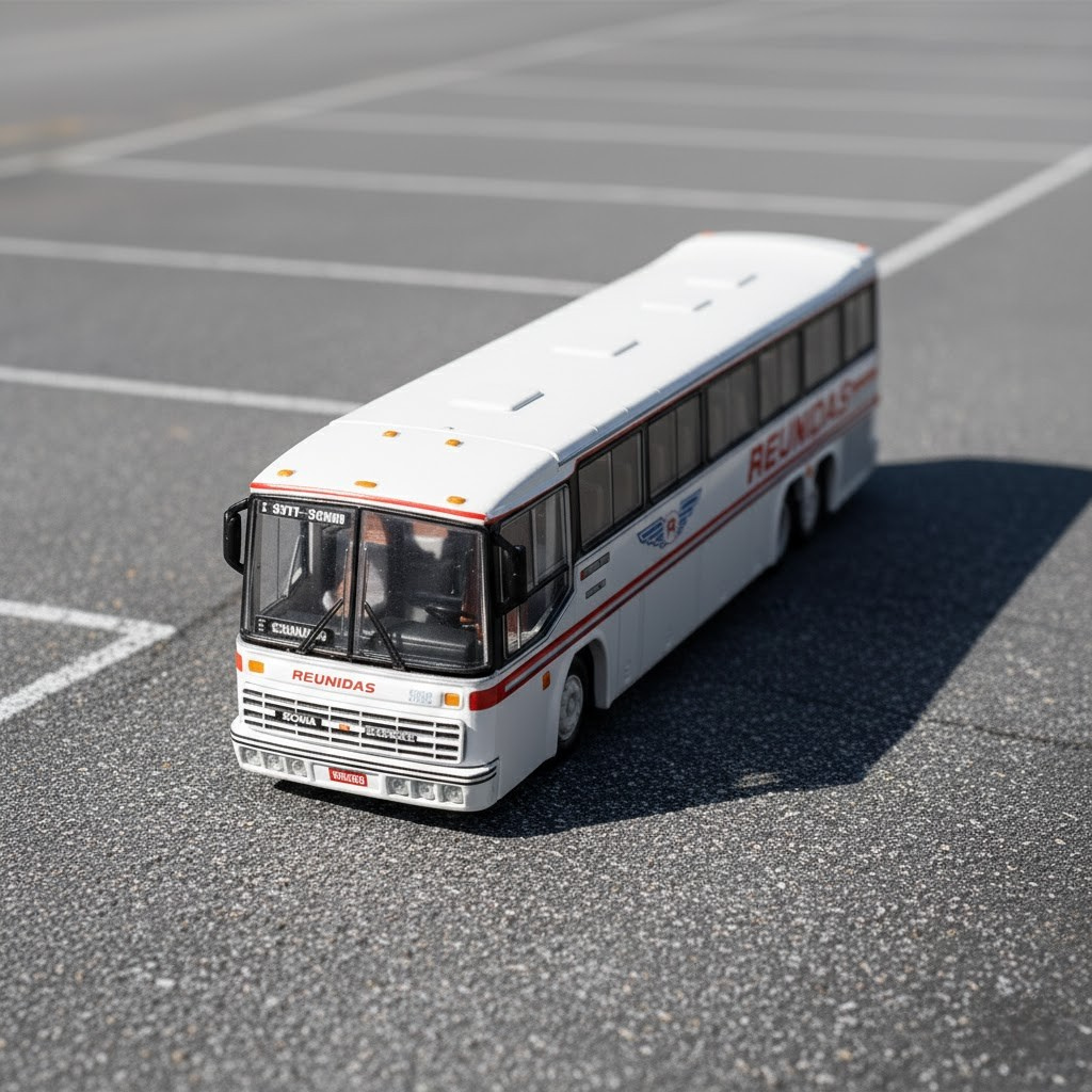 Miniatura Ônibus Scania Nielson Diplomata 350 "Reunidas" - Escala 1/24