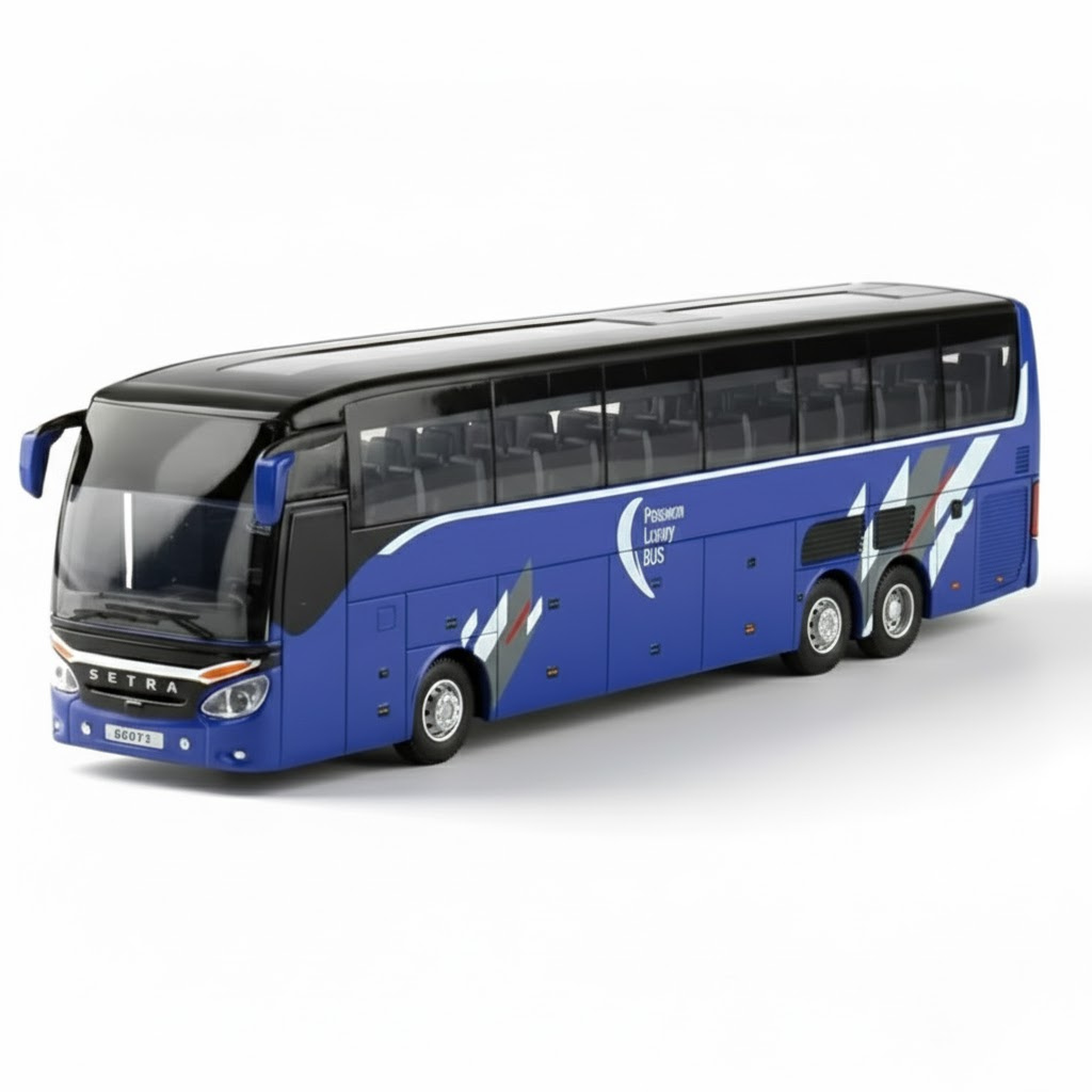 Miniatura Ônibus Setra Azul Prossimon Luxury Bus - Escala 1/43