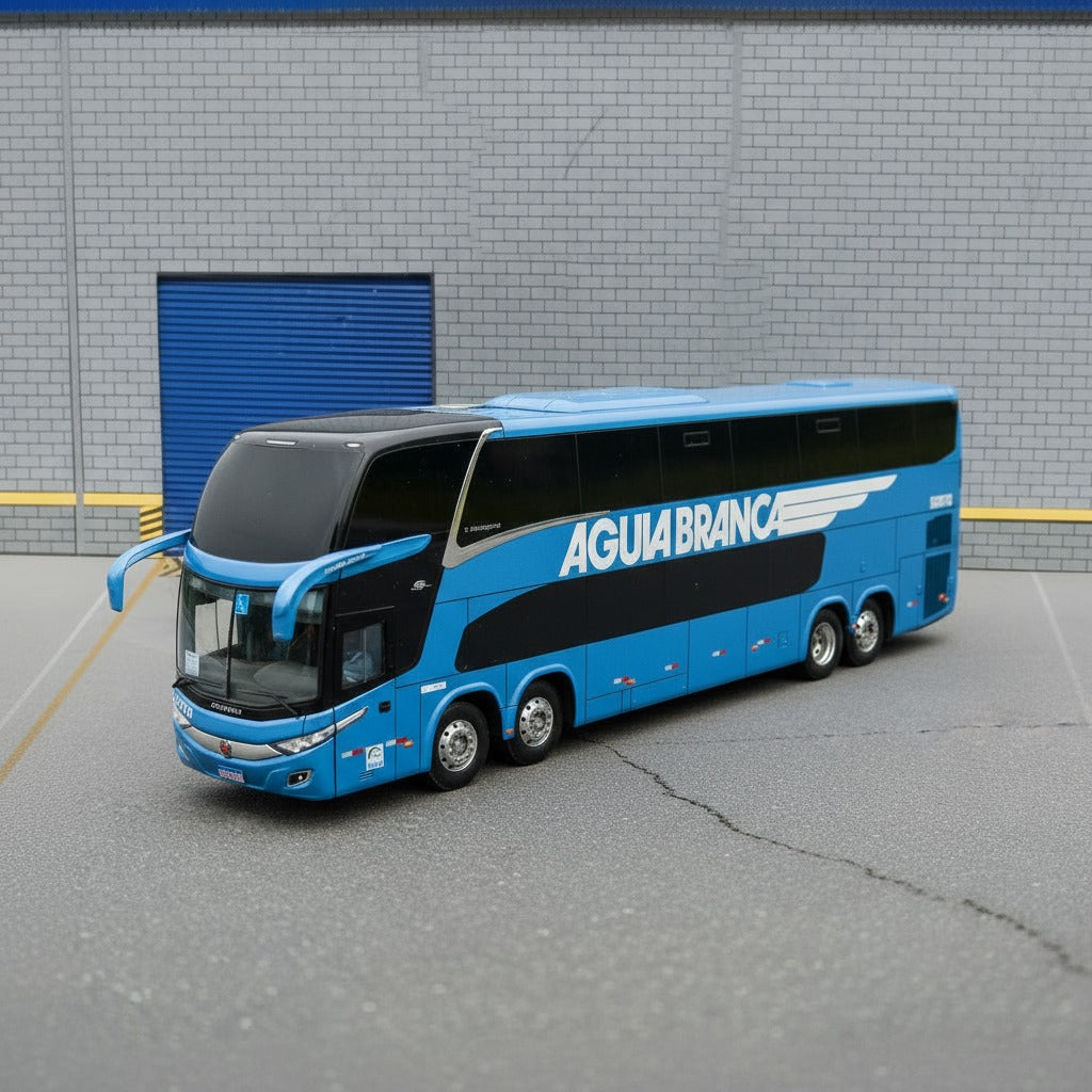 Miniatura Ônibus Águia Branca G8 1800 - Escala 1/24