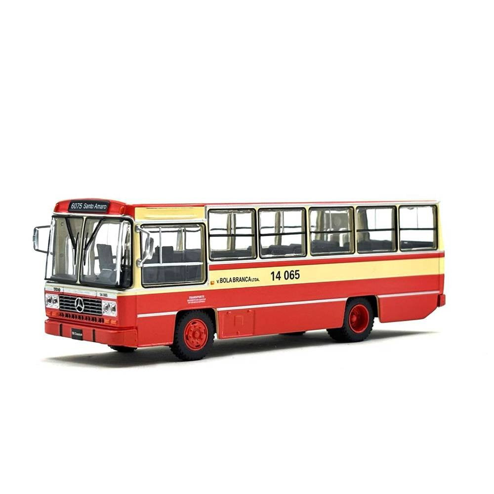 Miniatura Ônibus Caio Gabriela II - Bola Branca - 1/14 (Controle Remoto)